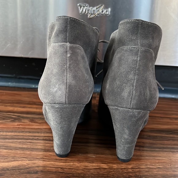 NWOT Via Spiga Sophie Lace Up Wedges - Picture 6 of 16